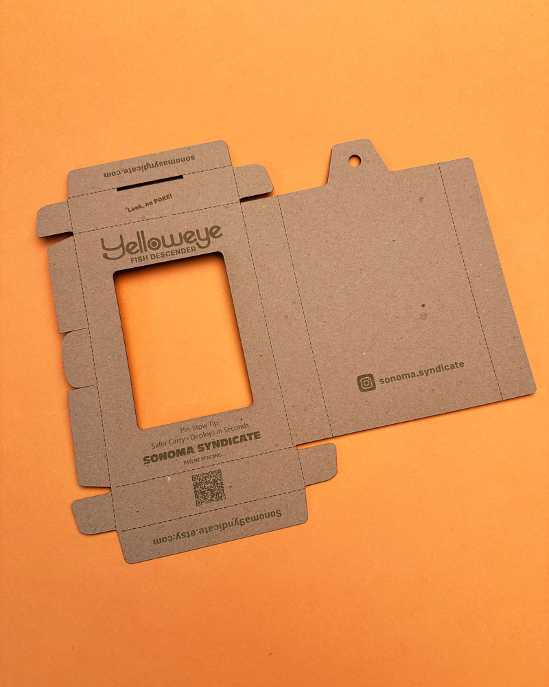 Unassembled Yellowed Fish Descender