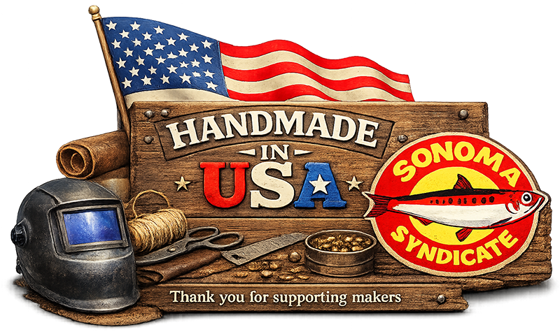 YellowEye handmade USA fish descender with canvas stow bag included storage pouch for deck organization